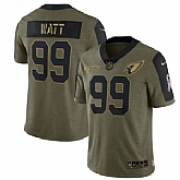 Nike Arizona Cardinals 99 J.J. Watt 2021 Olive Salute To Service Limited Jersey Dyin,baseball caps,new era cap wholesale,wholesale hats
